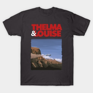 Hand-drawn Thelma and Louise Illustration by Axel Rosito for Burro Tees T-Shirt